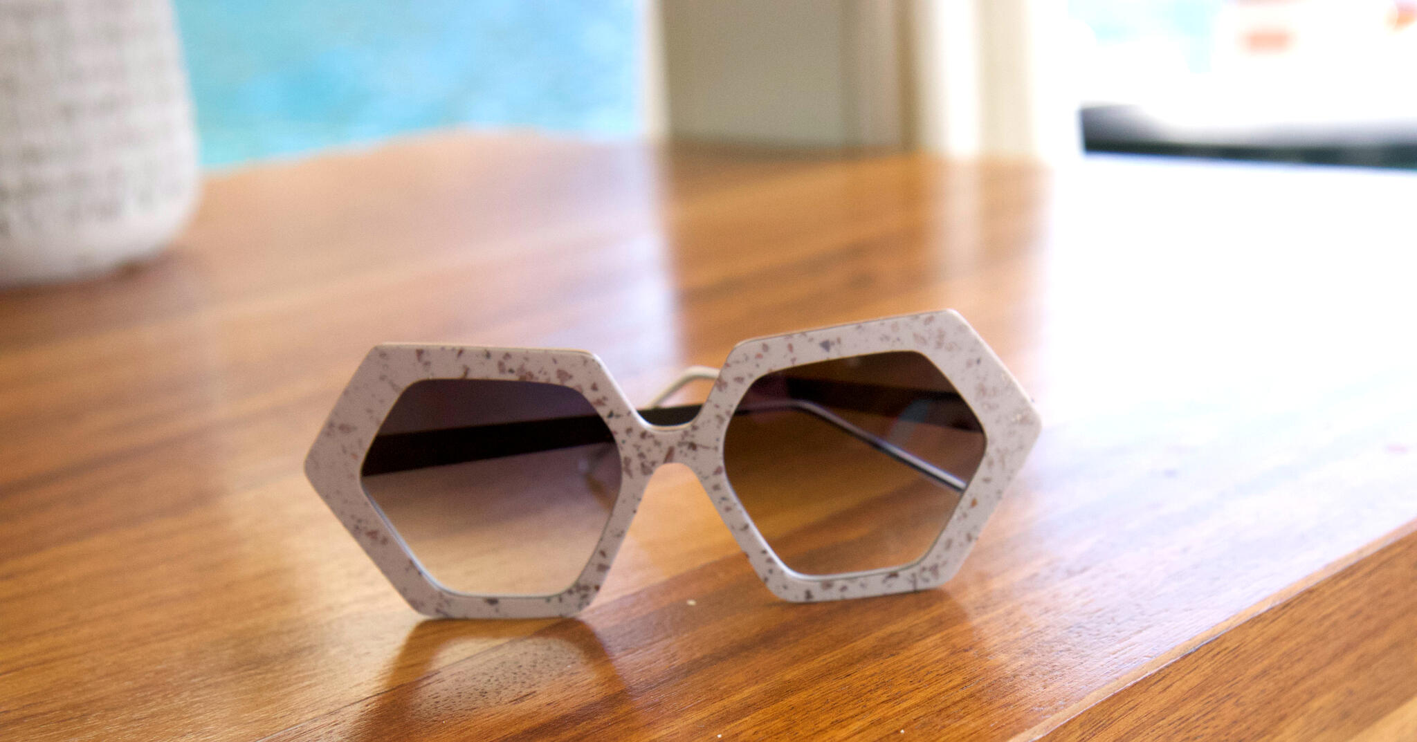 Geometric statement eyewear from Nathana Optics & Consulting